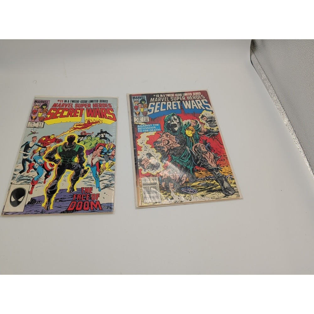 Marvel Super-Heroes Secret Wars #10 #11 (Marvel Comics Feb Mar 1985)